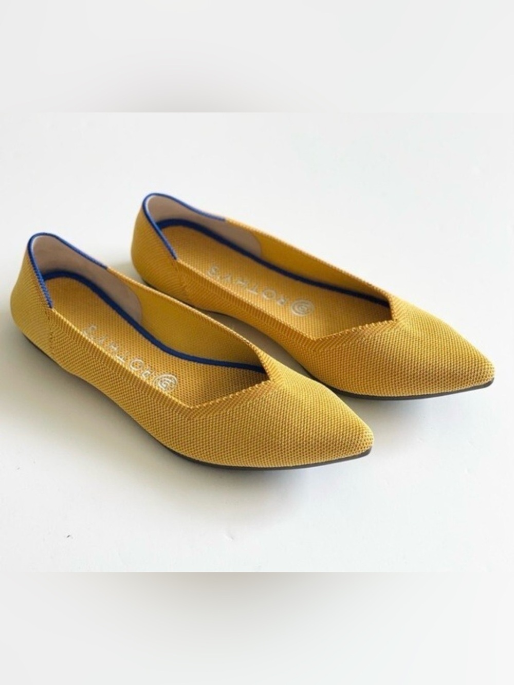 Rothy’s The Point Marigold Yellow ballet flats 12